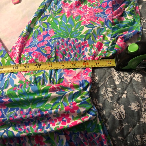 EUC Lily Pulitzer Juliet Ruffle MIDI Dress Wore Once To Church - Picture 3 of 11
